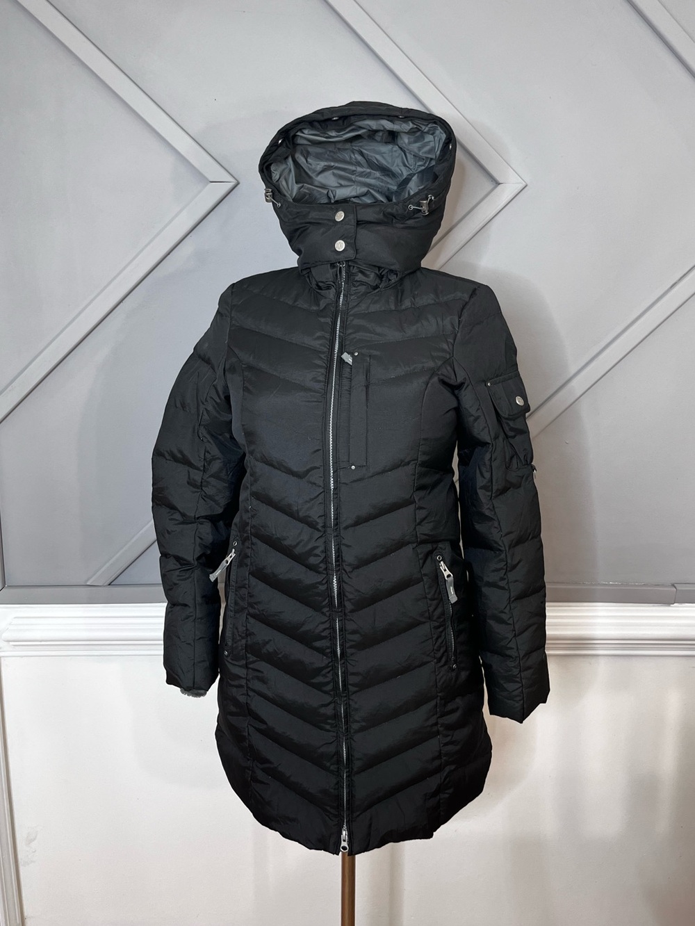 Eddie Bauer Women's Down Filled Puffer Jacket Coat Parka Sz Small